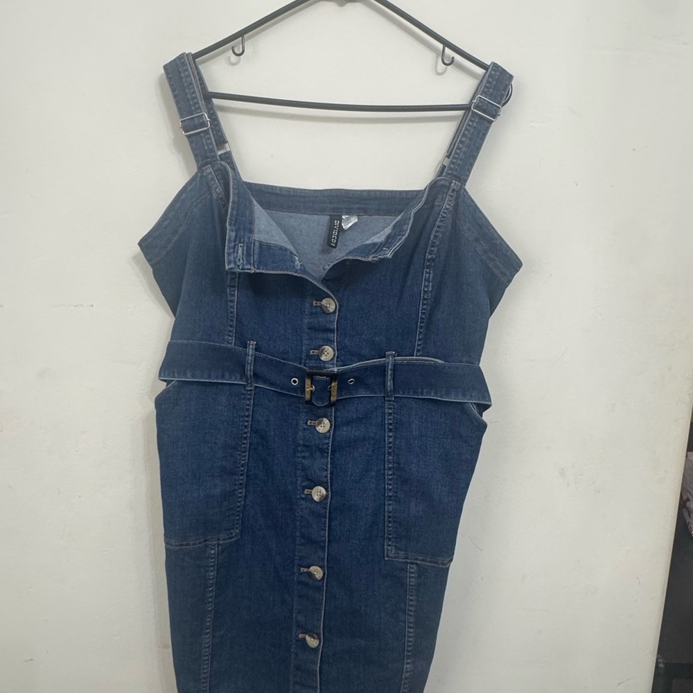 H&M Blue Denim Overalls